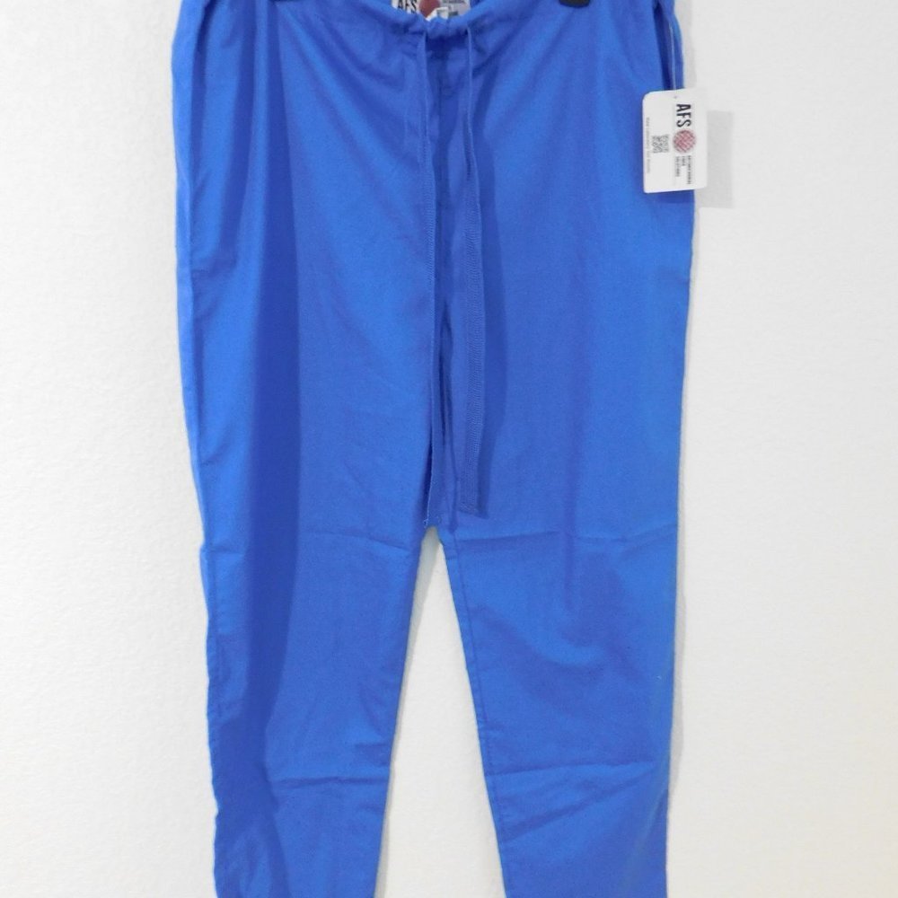NWT AFS Antimicrobial Fiber Solutions Scrub Pants Bottoms Size L